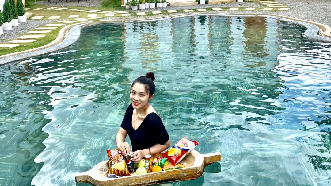 Hồ bơi của Le Chalet du Lac - Moc Chau